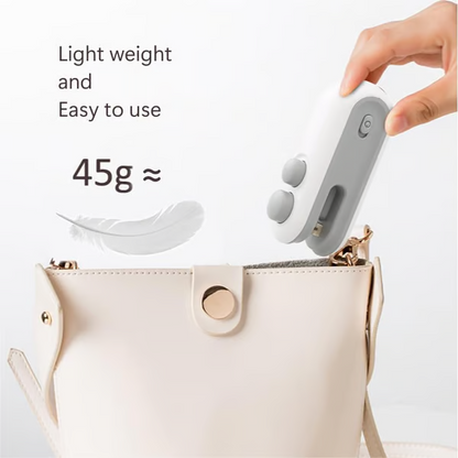Mini Bag Sealer with Cutter and Magnet