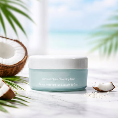 Coconut facial cleanser