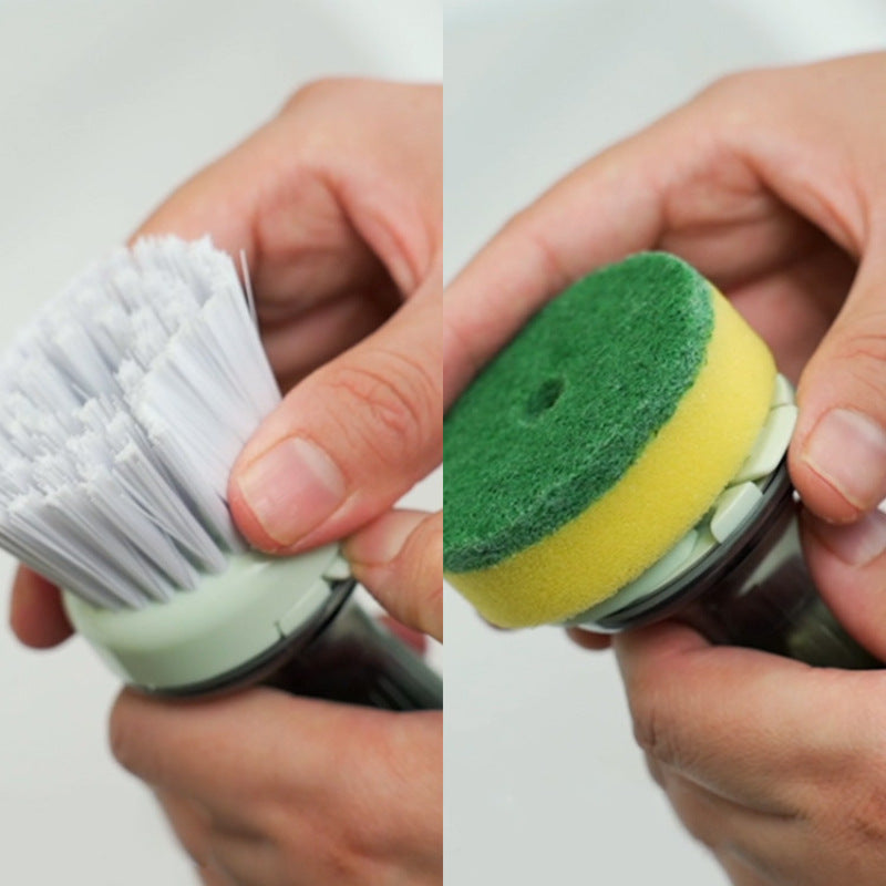 The Ultimate Soap-Dispensing Palm Brush