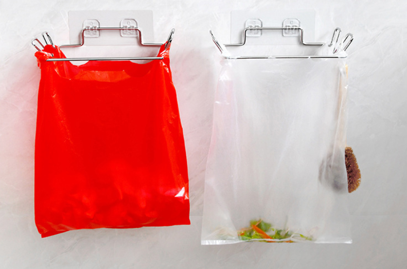 Stainless Steel Kitchen Trash Bag Holder